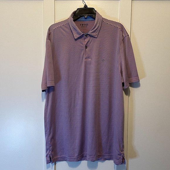 Men's Izod Golf Two-Button Short Sleeve Polo Shirt - Picture 1 of 5